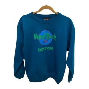 Hard Rock Cafe Vintage 90’s Boston Spell Out Crewneck Sweater M